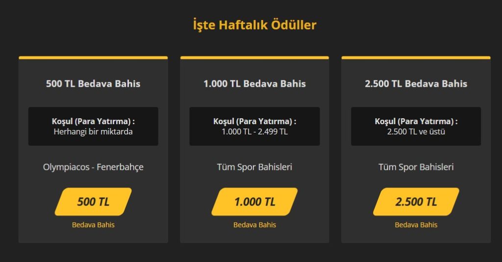 Mobilbahis ten Haftalık Bahis Turnuvası